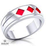 Red Diamonds Care Assistant Ring - Design 2.3