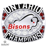 Brantford Bisons OSFL 2022  Championship Ring - Design 1.1