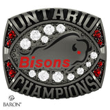 Brantford Bisons OSFL 2022  Championship Ring - Design 1.3