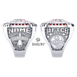 Brock University Cheer 2020 Championship Ring - Design 1.2