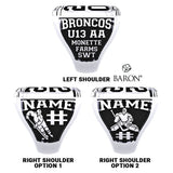 Broncos U13 AA Hockey 2022 Championship Ring - Design 1.4