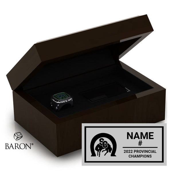 Broncos U13 AA Hockey 2022 Championship Ring Box