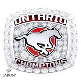 Burlington Stampeders U14 Bantam 2021 Championship Ring - Design 3.3 (Durilium Ring)
