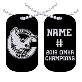 Caledon Hawks Atom AA Dog Tags