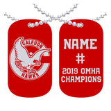 Caledon Hawks Atom AA Dog Tags