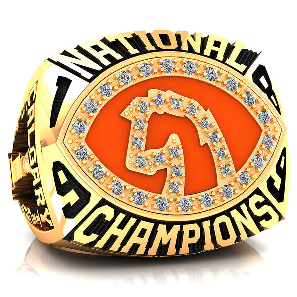Calgary Colts 1989 Canadian Bowl Champions Ring - Design 1.5