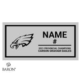 Carson Graham Eagles Football 2021 Championship Display Case