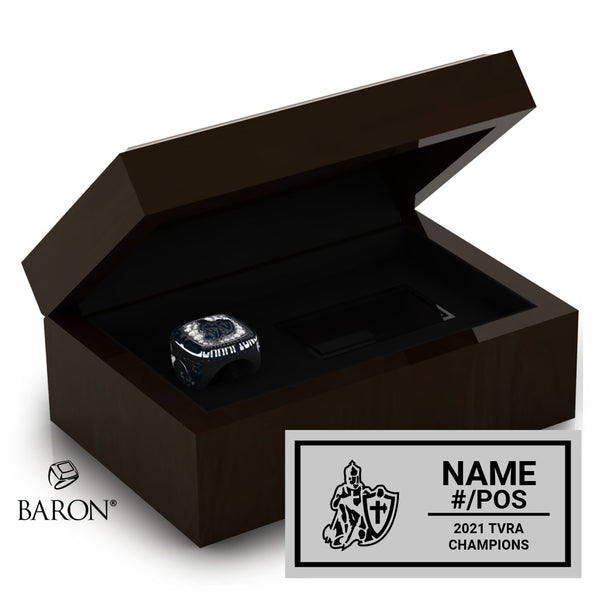 Catholic Central Crusaders Football 2021 Championship Ring Box
