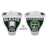 Chatham-Kent Cougars OSFL U18 2022 Championship Ring - Design 1.2