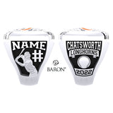 Chatsworth Longhorns Softball 2022 Championship Ring - Design 1.3