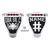 Clarington Cubs Baseball 2021 Championship Ring - Design 1.7