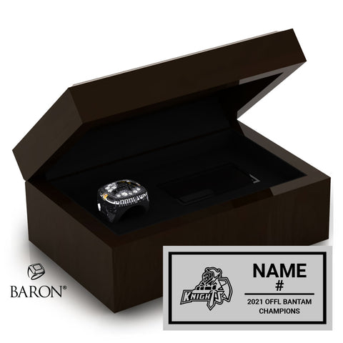 Clarington Knights 2021 Championship Ring Box