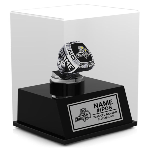 Clarington Knights Championship Display Case
