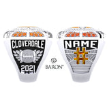 Cloverdale High School Football 2021 Championship Ring - Design 1.1