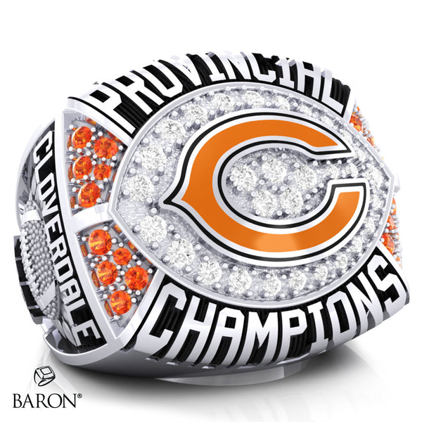 Cloverdale High School Football 2021 Championship Ring - Design 1.1