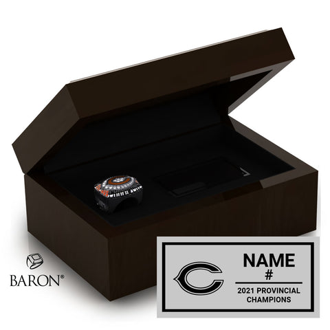 Cloverdale High School Football 2021 Championship Ring Box