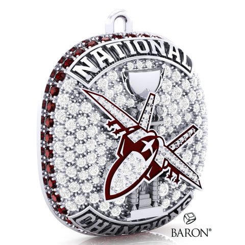 Cold Lake Fighter Jets AFL 2022 Championship Ring Top Pendant - Design 1.18