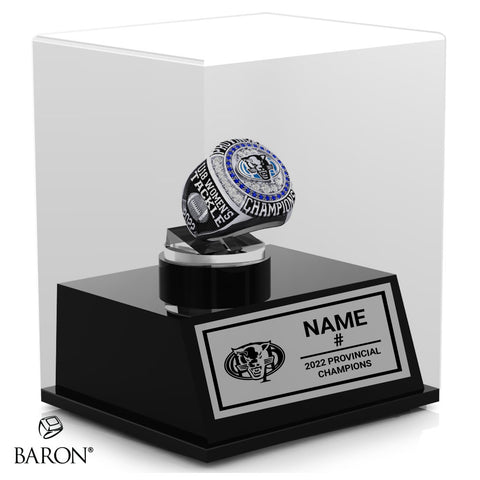 Cumberland Panthers U18 Women's 2022 Championship Display Case