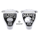 Cumberland Panthers U18 Women's 2022 Championship Ring - Design 3.2