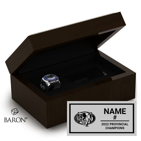 Cumberland Panthers U18 Women's 2022 Championship Ring Box