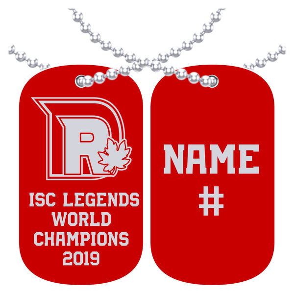 Dieppe Ridge Men's Fastball Dog Tag