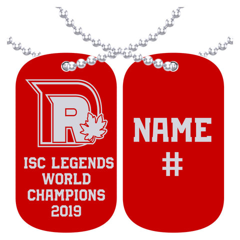 Dieppe Ridge Men's Fastball Dog Tag