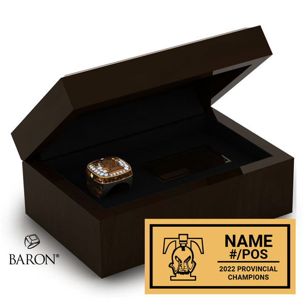 Drumheller Titans Football 2022 Championship Ring Box