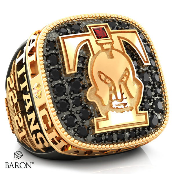 Drumheller Titans Football 2022 Championship Ring - Design 4.8