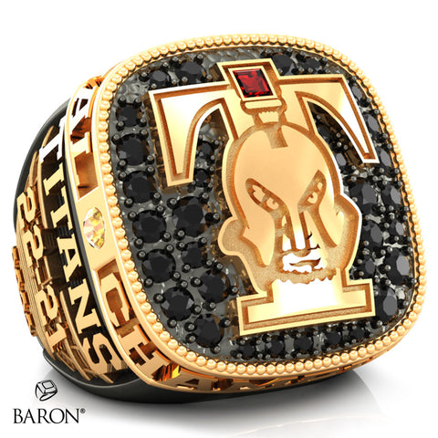 Drumheller Titans Football 2022 Championship Ring - Design 4.8