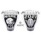 Drumheller Titans Football  Big Sky 2019 Championship Ring (Durilium) - Design 2.2