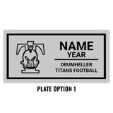 Drumheller Titans Football  Big Sky 2019 Championship Ring Box