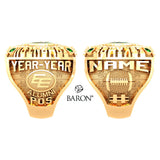 Edmonton Eskimos Alumni Championship Ring - Design 3.4