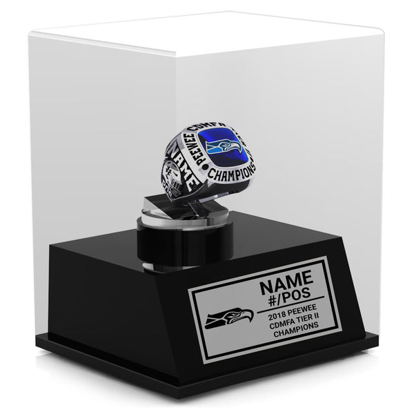 Edmonton Seahawks Championship Display Case