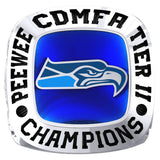 Edmonton Seahawks Championship Ring - Design 1.4