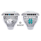 Essex Ravens OFFL 2021 Championship Ring - Design 4.6 (JV RING) *Balance*