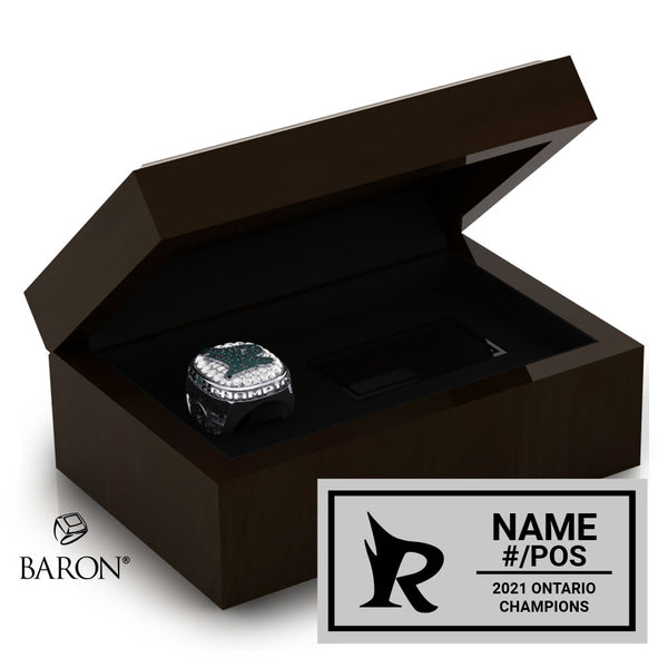 Essex Ravens OFFL 2021 Championship Ring Box