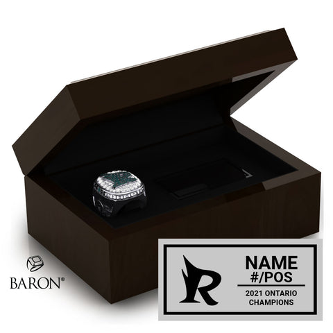 Essex Ravens OFFL 2021 Championship Ring Box