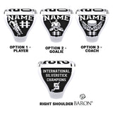 Essex Ravens U12A Hockey 2022 Championship Ring - Design 4.4