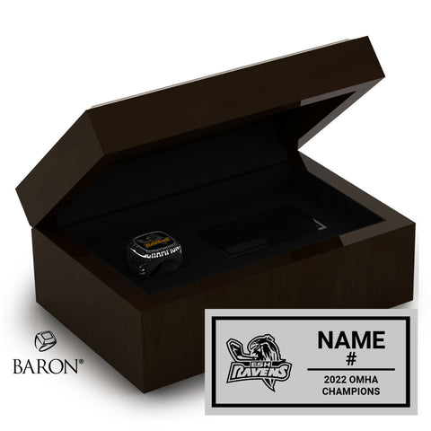 Essex Ravens U12A Hockey 2022 Championship Ring Box