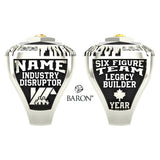 Experior Financial Ring - Design 2.3 (Black Stone)