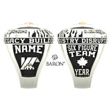 Experior Financial Ring - Design 3.1 (Black Stone)