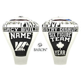 Experior Financial Ring - Design 3.1 (Red Stone)