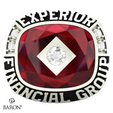 Experior Financial Ring - Design 3.1 (Red Stone)