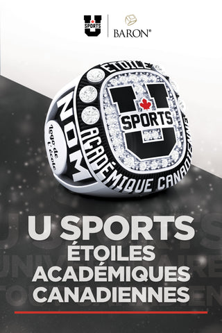 affiche DES ÉTOILES Academique CANADIENNES U SPORTS