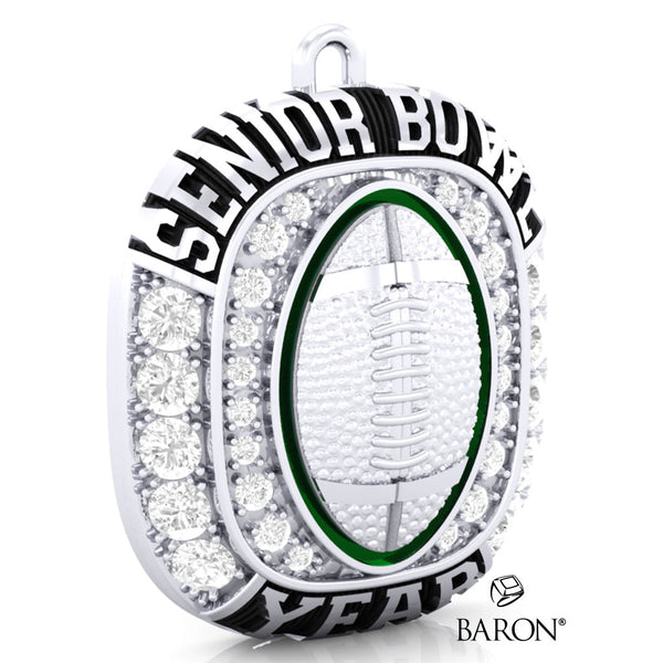 Football Saskatchewan - Senior Bowl Championship Ring Top Pendant - Design 1.3