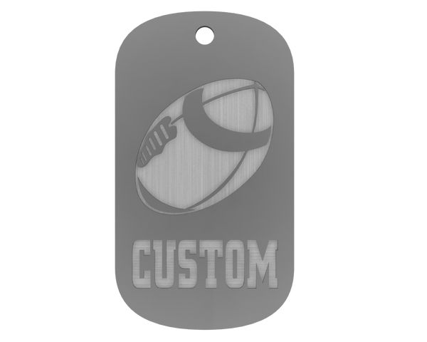 Championship Dog Tag - Football