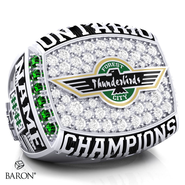 Forest City Thunderbirds U16 OSFL 2022 Championship Ring - Design 4.7