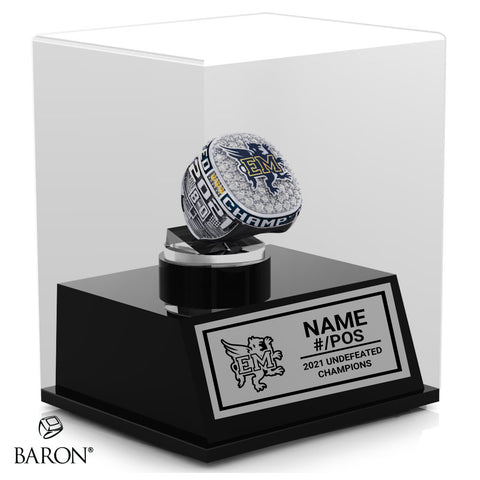Griffins Football 2021 Championship Display Case
