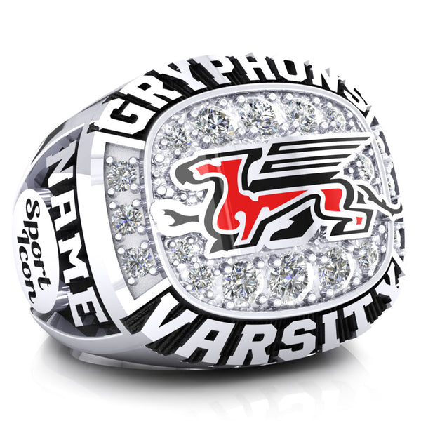 Guelph Gryphons Heritage Varsity Ring - Design 1.1B