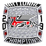Guelph Gryphon Cheer Team Championship Ring - Design 1.4.B (All-Girls)